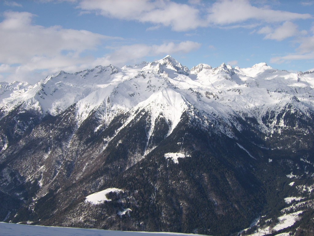 Cavria in Winter by Giampiero Ambrosi as seen from Pinzolo ski area